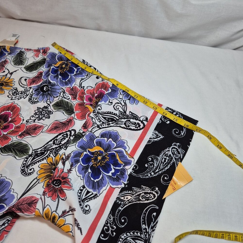 Ruby Rd Women's Tunic Size 2X Floral Colorful Pattern Top Blouse (11) - Picture 9 of 11